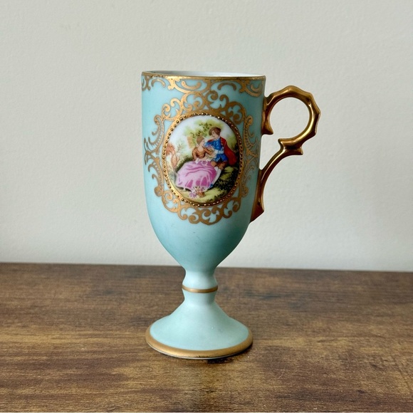 Vintage ESD Porcelain Demitasse Cup Rococo Style - Picture 4 of 8